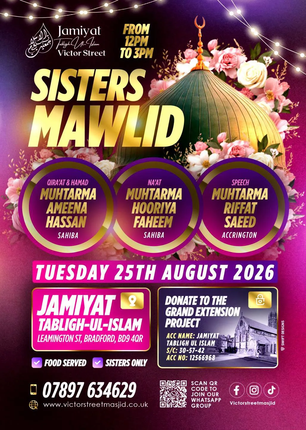 Sisters Mawlid Gathering (bradford)